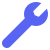 image of a wrench in the discord signature blue